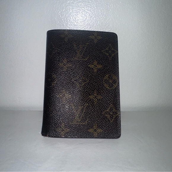 Louis Vuitton PROJECT Bifold Passport Holder Coin Pouch Monogram Leather Ca0947 - Picture 1 of 17